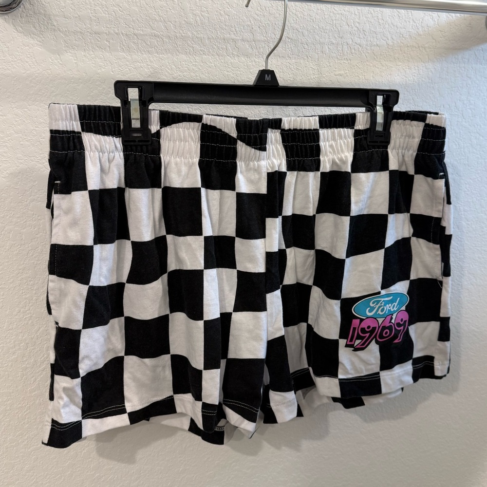 FORD CHECKERED RACING SHORTS